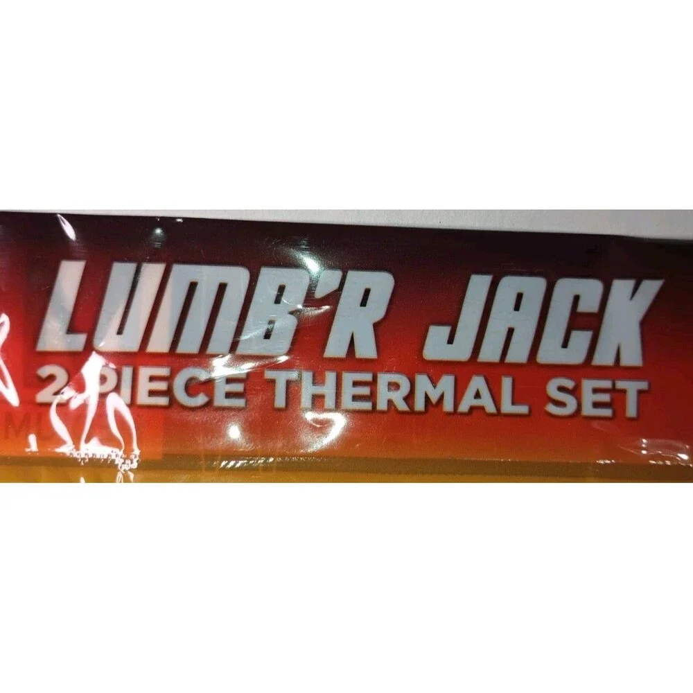 LUMB'R JACK Men's Thermal Base Layer 2-piece Set Long Johns  Wicking Med (P0004)
